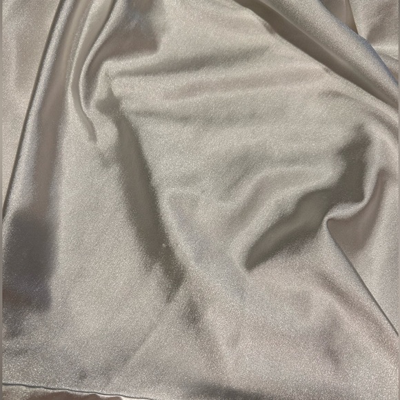 Glamaker Plus One Shoulder Ruched Satin Dress White 2XL (16) - Picture 5 of 7